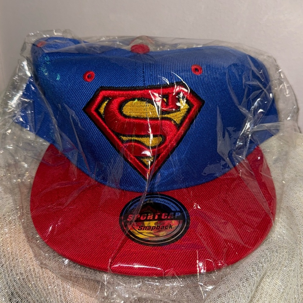SUPERMAN Adjustable Baseball Hat NEW